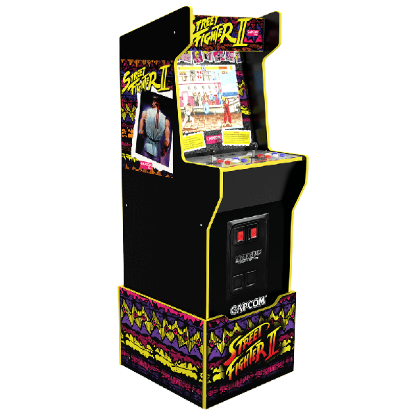 Arcade1Up Capcom Legacy Street Fighter Lisanslı Oyun Konsolu (Sehpalı)