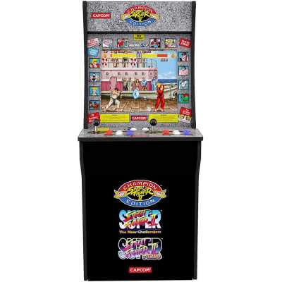 Arcade1Up Street Fighter Lisanslı Oyun Konsolu (Sehpalı) - Thumbnail