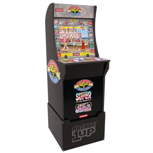 Arcade1Up Street Fighter Lisanslı Oyun Konsolu (Sehpalı)