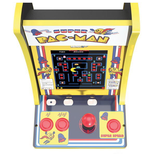 Arcade1Up Mini Super Pacman Lisanslı Masaüstü Oyun Konsolu