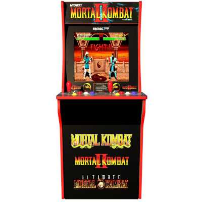 Arcade1Up Mortal Combat Lisanslı Oyun Konsolu Takımı (Sehpalı, Işıklı ve Sandalyeli) - Thumbnail