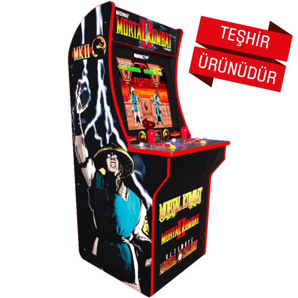 Arcade1Up Mortal Combat Lisanslı Oyun Konsolu (Sehpalı) (Teşhir ürünüdür)