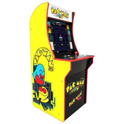 Arcade1Up Pacman Lisanslı Oyun Konsolu Takımı (Sehpalı, Işıklı ve Sandalyeli) - Thumbnail