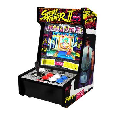 Arcade1Up Street Fighter Lisanslı Masaüstü Oyun Konsolu - Thumbnail