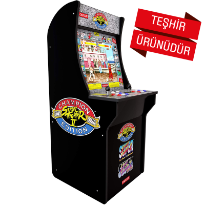 ARCADE1UP - Arcade1Up Street Fighter Lisanslı Oyun Konsolu (Sehpalı) (Teşhir ürünüdür)