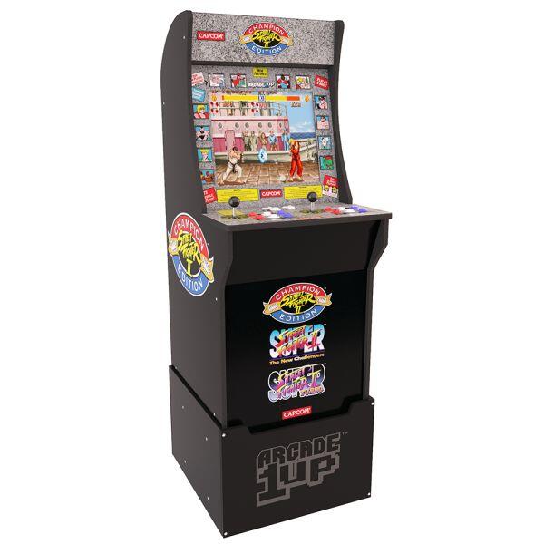 Arcade1Up Street Fighter Lisanslı Oyun Konsolu (Sehpalı) (Teşhir ürünüdür)