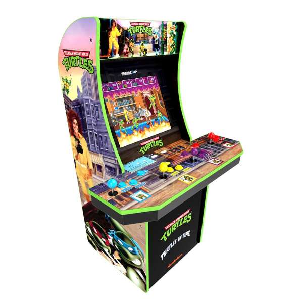 Arcade1Up Teenage Mutant Ninja Turtles Lisanslı Oyun Konsolu (4 Kişilik)