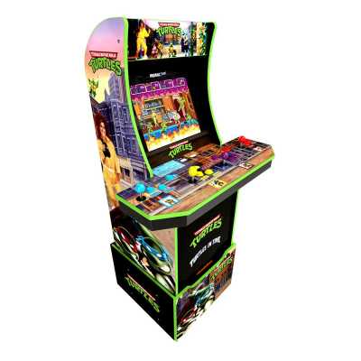 Arcade1Up Teenage Mutant Ninja Turtles Lisanslı Oyun Konsolu (4 Kişilik) - Thumbnail