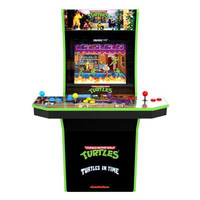 Arcade1Up Teenage Mutant Ninja Turtles Lisanslı Oyun Konsolu (4 Kişilik) - Thumbnail