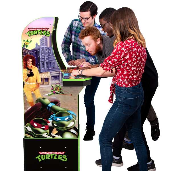 Arcade1Up Teenage Mutant Ninja Turtles Lisanslı Oyun Konsolu (4 Kişilik)