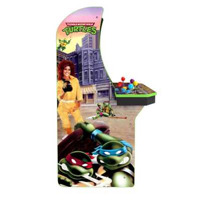 Arcade1Up Teenage Mutant Ninja Turtles Lisanslı Oyun Konsolu (4 Kişilik) - Thumbnail