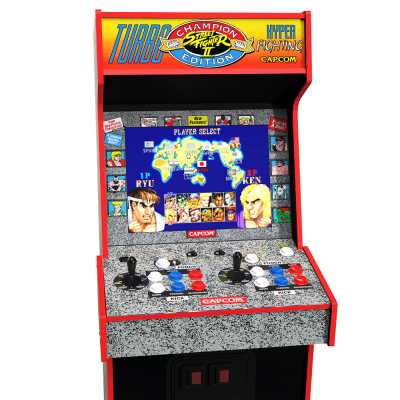 Arcade1Up (WiFi) Capcom Legacy Street Fighter Lisanslı Oyun Konsolu Yoga Flame Edition - Thumbnail