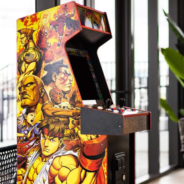 Arcade1Up (WiFi) Capcom Legacy Street Fighter Lisanslı Oyun Konsolu Yoga Flame Edition