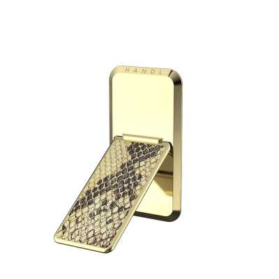 HANDLstick ANIMAL GOLD SNAKESKIN Stand Özellikli Telefon Tutucu - Thumbnail