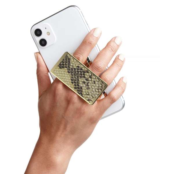 HANDLstick ANIMAL GOLD SNAKESKIN Stand Özellikli Telefon Tutucu