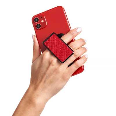 HANDLstick ANIMAL RED SNAKESKIN Stand Özellikli Telefon Tutucu - Thumbnail