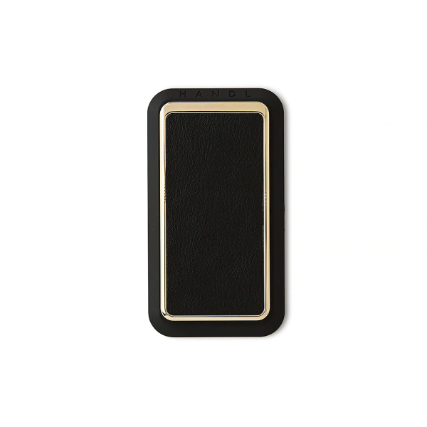 HANDLstick LEATHER BLACK/GOLD Stand Özellikli Telefon Tutucu