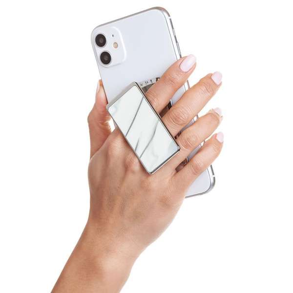 HANDLstick WHITE MARBLE Stand Özellikli Telefon Tutucu