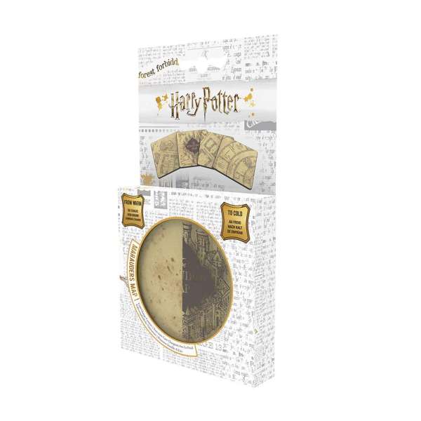 Harry Potter Lisanslı Marauders Map Bardak Altlığı