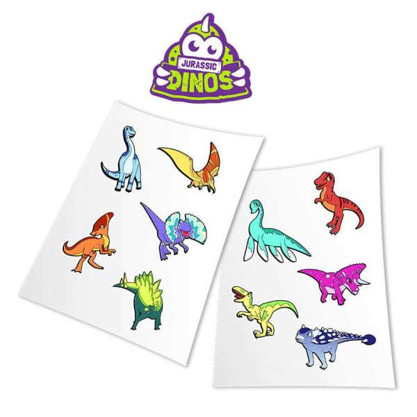 HoloToyz Sticker Jurassic Dinos AR Uyumlu Etiket