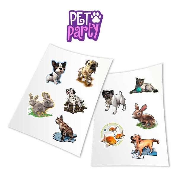 HoloToyz Sticker Pet Party AR Uyumlu Etiket