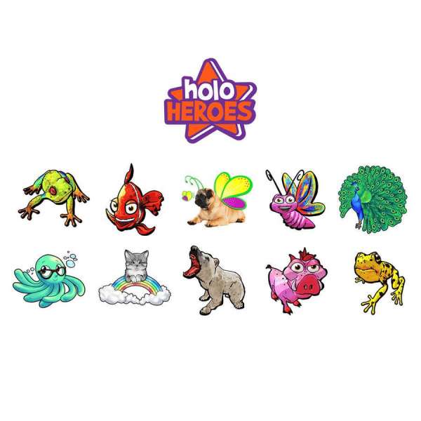 HoloToyz Tattoo Holo Heroes AR Uyumlu Geçici Dövme