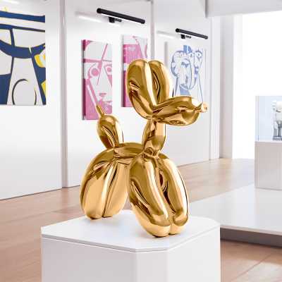 Jeff Koons Balloon Dog (Large) Gold - Thumbnail