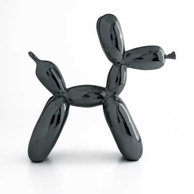 Jeff Koons Balloon Dog (Large) Graphite Black - Thumbnail