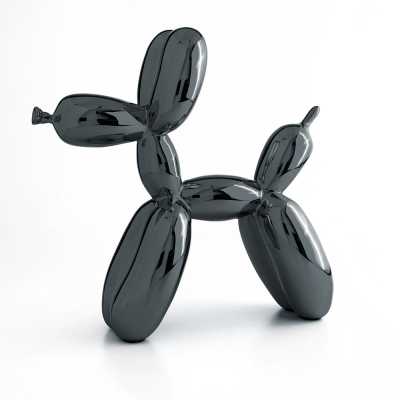 Jeff Koons Balloon Dog (Large) Graphite Black - Thumbnail