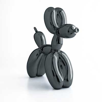 Jeff Koons Balloon Dog (Large) Graphite Black - Thumbnail