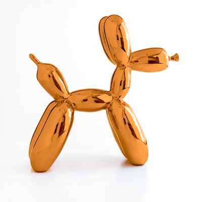 Jeff Koons Balloon Dog (Large) Orange Gold - Thumbnail