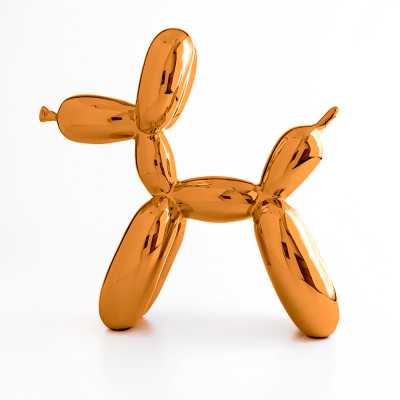 Jeff Koons Balloon Dog (Large) Orange Gold - Thumbnail