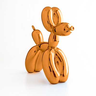 Jeff Koons Balloon Dog (Large) Orange Gold - Thumbnail