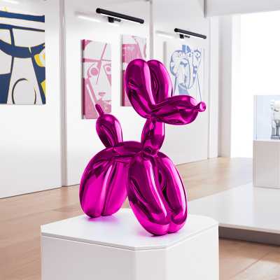 Jeff Koons Balloon Dog (Large) Pink - Thumbnail