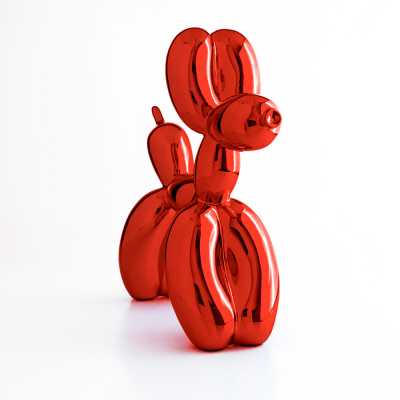 Jeff Koons Balloon Dog (Large) Red - Thumbnail