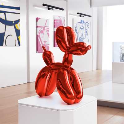 Jeff Koons Balloon Dog (Large) Red - Thumbnail