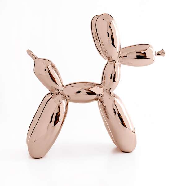 Jeff Koons Balloon Dog (Large) Rose Gold