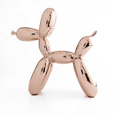 Jeff Koons Balloon Dog (Large) Rose Gold - Thumbnail