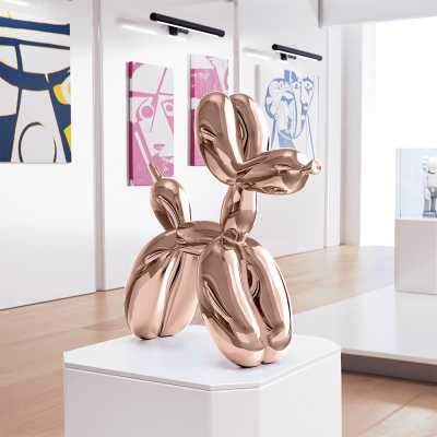 Jeff Koons Balloon Dog (Large) Rose Gold - Thumbnail