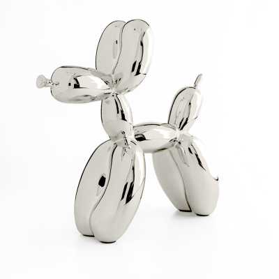 Jeff Koons Balloon Dog (Large) Silver - Thumbnail