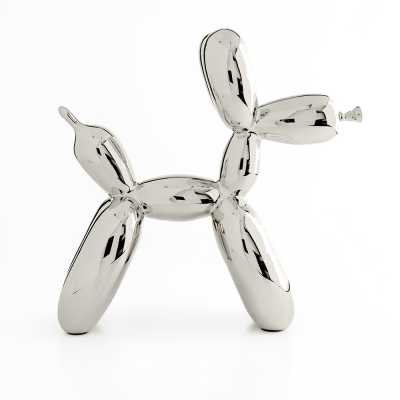 Jeff Koons Balloon Dog (Large) Silver - Thumbnail