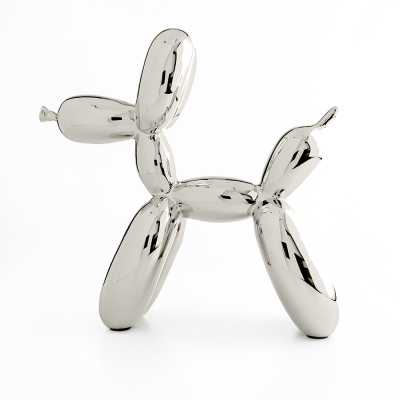 Jeff Koons Balloon Dog (Large) Silver - Thumbnail