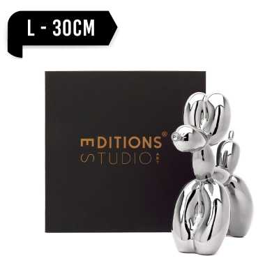 Jeff Koons Balloon Dog (Large) Silver - Thumbnail