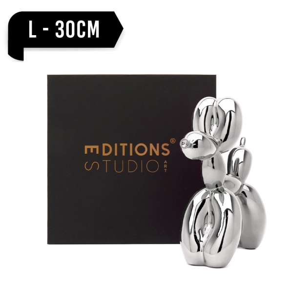 Jeff Koons Balloon Dog (Large) Silver