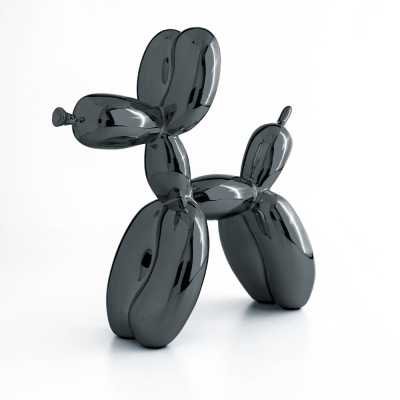 Jeff Koons Balloon Dog (XXLarge) Graphite Black - Thumbnail