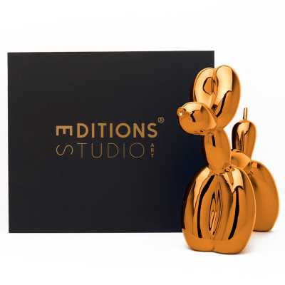 Jeff Koons Balloon Dog (XXLarge) Orange Gold - Thumbnail