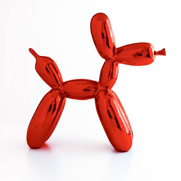 Jeff Koons Balloon Dog (XXLarge) Red