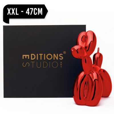 Jeff Koons Balloon Dog (XXLarge) Red - Thumbnail