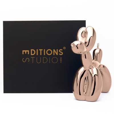 Jeff Koons Balloon Dog (XXLarge) Rose Gold - Thumbnail