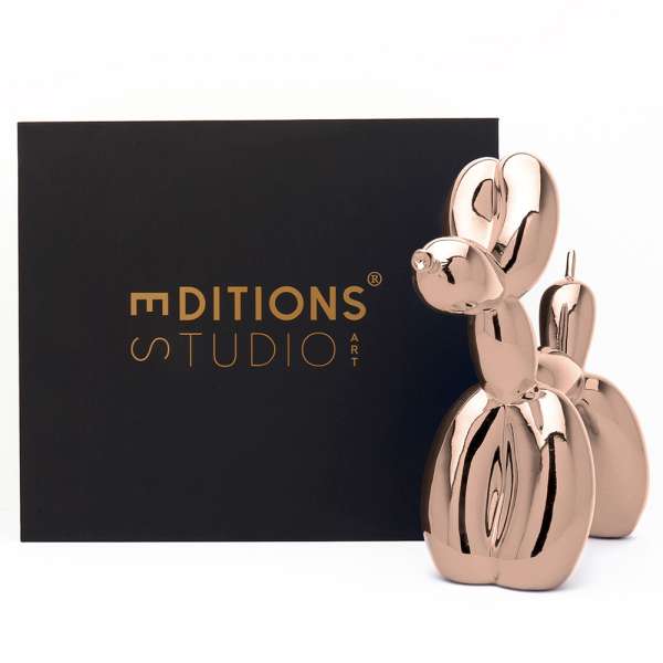 Jeff Koons Balloon Dog (XXLarge) Rose Gold